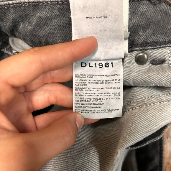 DL1961 men’s nick slim iron grey jeans - Picture 4 of 13